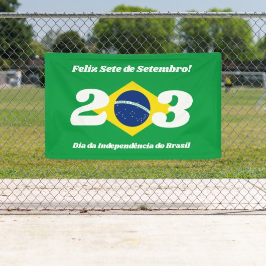 Sete de Setembro Onafhankelijkheidsdag Brazilië Vl Spandoek (Insitu)