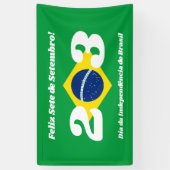 Sete de Setembro Onafhankelijkheidsdag Brazilië Vl Spandoek (Verticaal)
