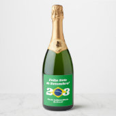 Sete de Setembro Onafhankelijkheidsdag Brazilië Vl Sparkling Wijnetiket (Voorkant)