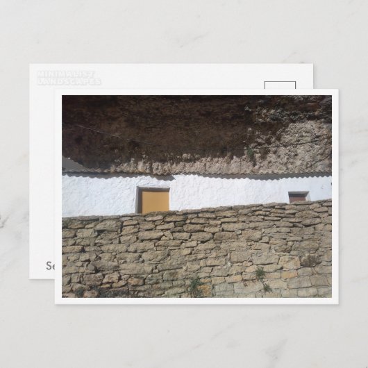 Setenil de las Bodegas, Andalusië (Spanje) Briefkaart (Voorkant / Achterkant)