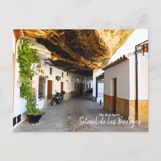 Setenil de las Bodegas - Het echte Spanje Briefkaart (Voorkant)