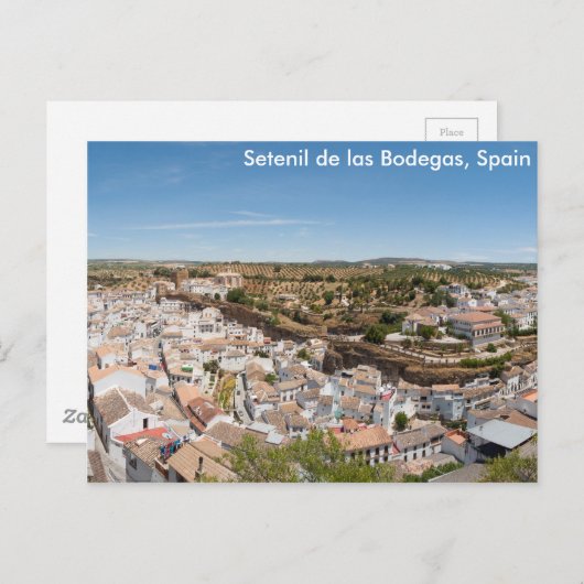 Setenil de las Bodegas, Spanje Briefkaart (Voorkant / Achterkant)