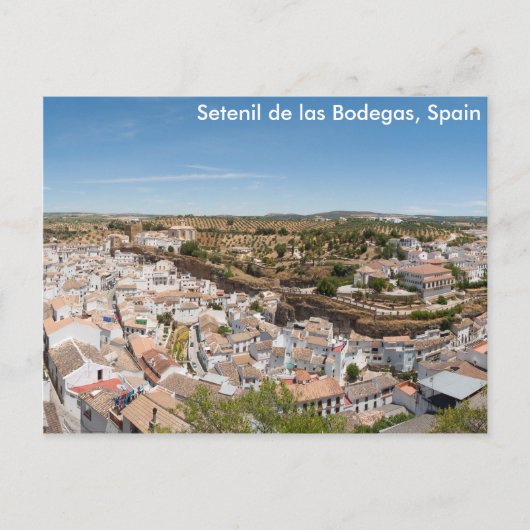 Setenil de las Bodegas, Spanje Briefkaart (Voorkant)