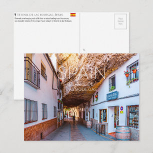 Setenil De Las Bodegas, Spanje Reisansichtkaart Briefkaart