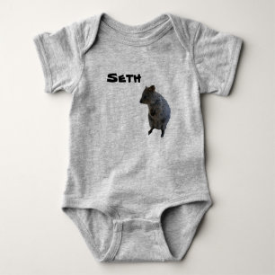 Seth Naam Met Aussie Quokka, Baby Bodysuit