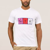 Seth periodiek lijstnaam shirt (Voorkant)