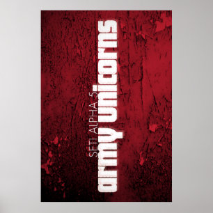 Seti Alpha 5 "Army Unicorns"-Poster Poster
