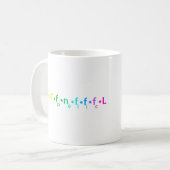 SETI Logo Mok met Drake vergelijking (Voorkant links)