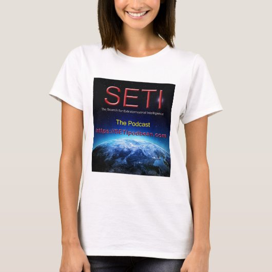 SETI Podcast LOGO T-shirt (Voorkant)