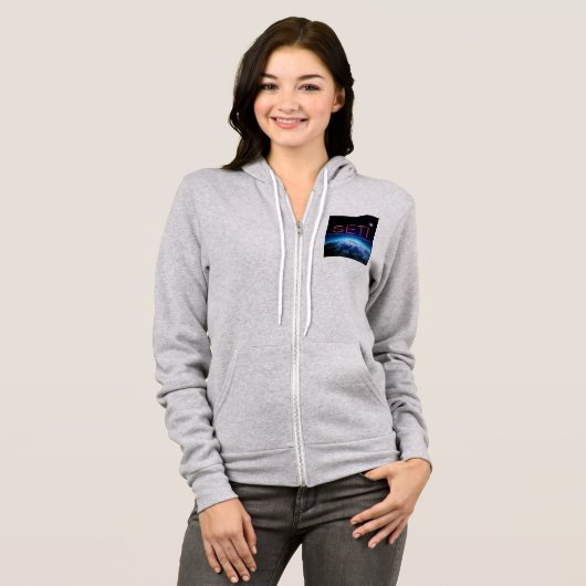 SETI-The Search for Extraterrestrial Intelligence Hoodie (Voorkant volledig)