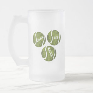 SETJE, GAME EN MATCH MATGLAS BIERPUL