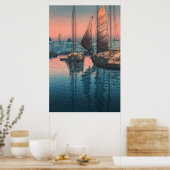 Seto Inland Zee bij Tomonotsu, door Tsuchiya Koits Poster (Keuken)
