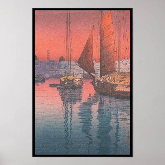 Seto Inland Zee Tomonotsu Tsuchiya Koitsu Poster (Voorkant)