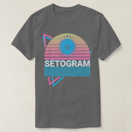 Setogram Fairy Star Wicca Wiccan Magick Witchcraft T-shirt (Design voorkant)