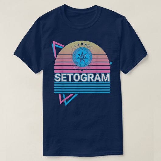 Setogram Fairy Star Wicca Wiccan Magick Witchcraft T-shirt (Design voorkant)
