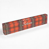 Seton clan Pset Scottish tartan Naambordje