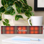 Seton clan Pset Scottish tartan Naambordje