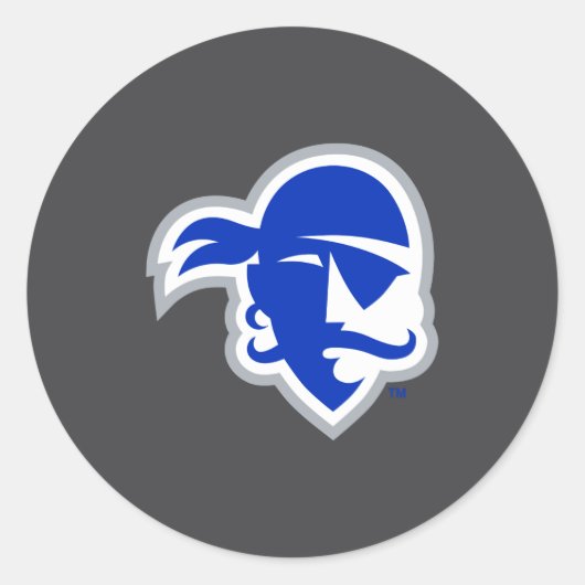 Seton Hall University Rates  Ronde Sticker (Voorkant)