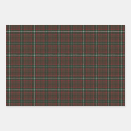 Seton Hunting Modern Original Scottish Tartan Wrap Inpakpapier Vel (Voorkant)