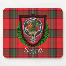Seton Schotse Clan Tartan en Wapen 