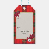 Seton Schotse Clan Tartan & Wapen Cadeaulabel (Achterkant)