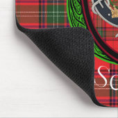 Seton Scottish Clan Tartan and Crest  Muismat (Hoek)