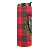 Seton Scottish Clan Tartan & Crest Thermosbeker (Gedraaid links)