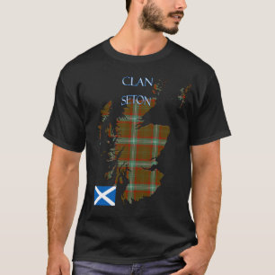 Seton Scottish Clan Tartan Schotland T-shirt