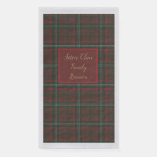 Seton Scottish Clan Tartan Servet