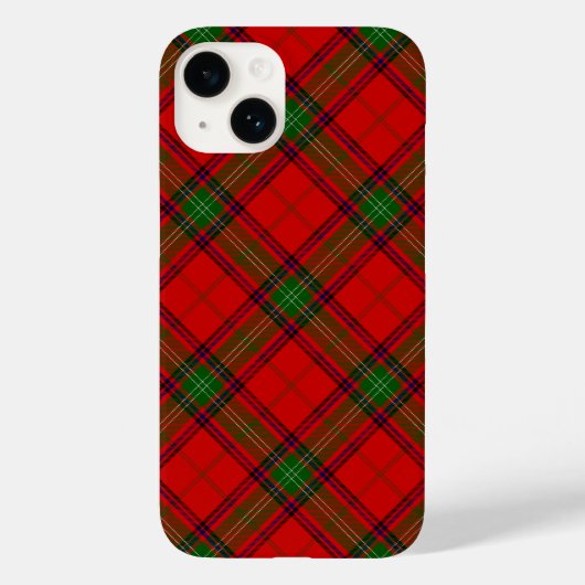Seton tartan rode groene vlecht Case-Mate iPhone case (Achterkant)