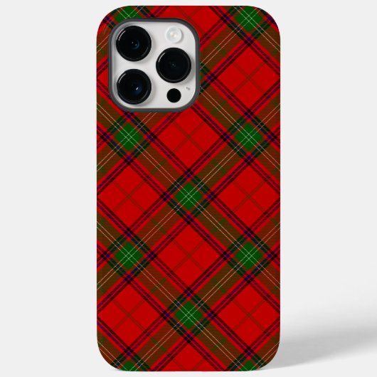 Seton tartan rode groene vlecht Case-Mate iPhone case (Achterkant)