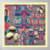 Setsubun Pattern Beans Demons Poster (Voorkant)