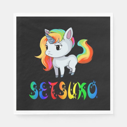Setsuko Eenhoorn Servet (Voorkant)