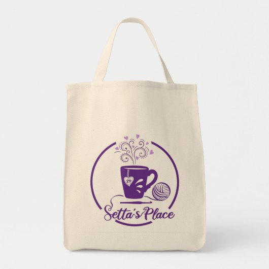 Setta's Place canvas tas (Voorkant)