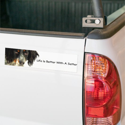 Setter Bumpersticker (Op Truck)