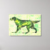 Setter Dog Canvas Afdruk (Voorkant)