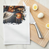 Setter Hond Halloween Vierkant Theedoek (Quarter Fold)