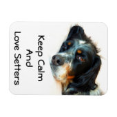 Setter Liefde Fotomagneet Magneet (Horizontaal)