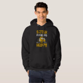 Setter Problemen Ik Heb Het Help Net Spike Bal Spe Hoodie (Voorkant volledig)