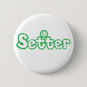 Setter Volleyball Ronde Button 5,7 Cm (Voorkant)
