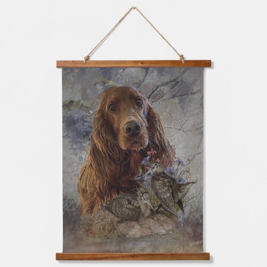 Setters Art Hangend Wandkleed (Voorkant)