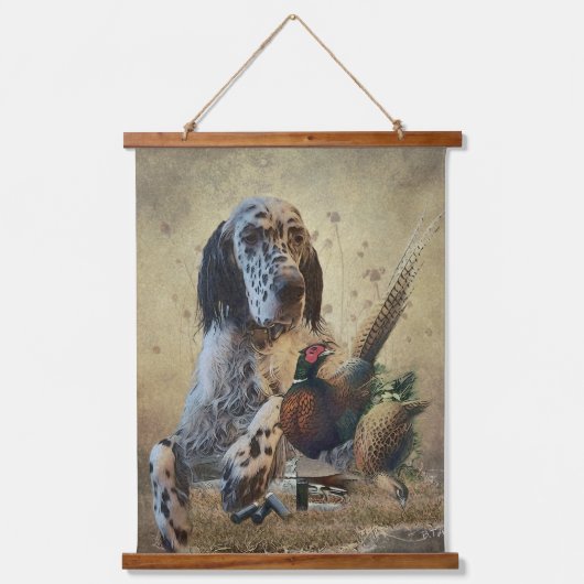 Setters Art Hangend Wandkleed (Voorkant 2)