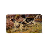 Setters by Edmund Henry Osthaus Etiket (Voorkant)