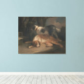 Setters door George Morland Canvas Afdruk (Insitu (Houten vloer))