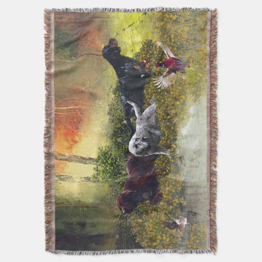 Setters Family Deken (Voorkant Verticaal)