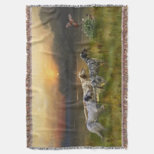 Setters Family Deken (Voorkant Verticaal)