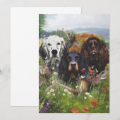 Setters Family Kaart (Voorkant / Achterkant)