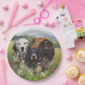 Setters Family Papieren Bordje (Feest)