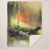 Setters Family Sherpa Deken (Voorkant)