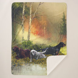 Setters Family Sherpa Deken